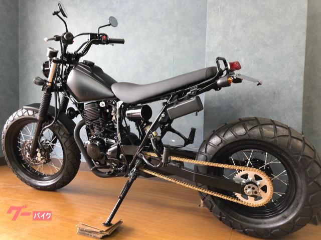 ヤマハ TW225E ブラックロンスイカスタム