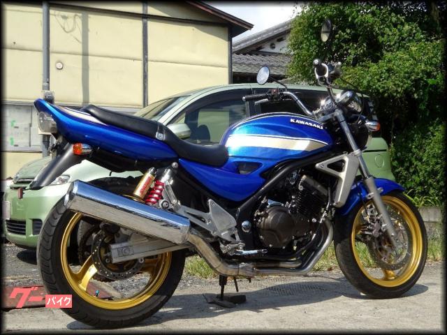 カワサキ ＢＡＬＩＵＳ－II　タイガーカラー　ハンドルの画像（埼玉県