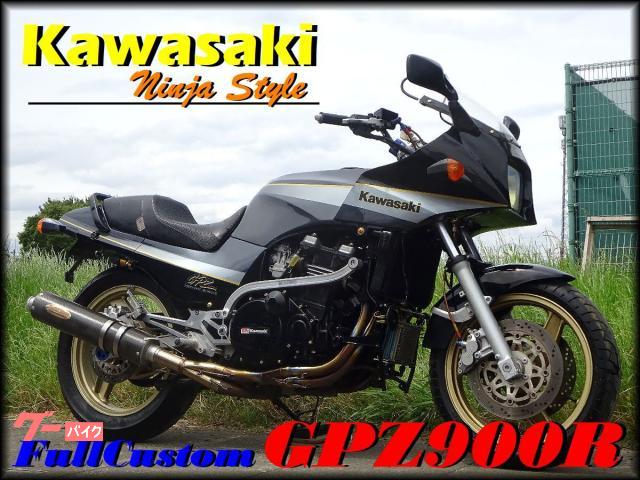 カワサキ ＧＰＺ９００Ｒ 新規車検２年付 Ａ１０ 逆車 仏壇カラー オーリンズ カスタム｜ＦＩＸＥＲ｜新車・中古バイクなら【グーバイク】