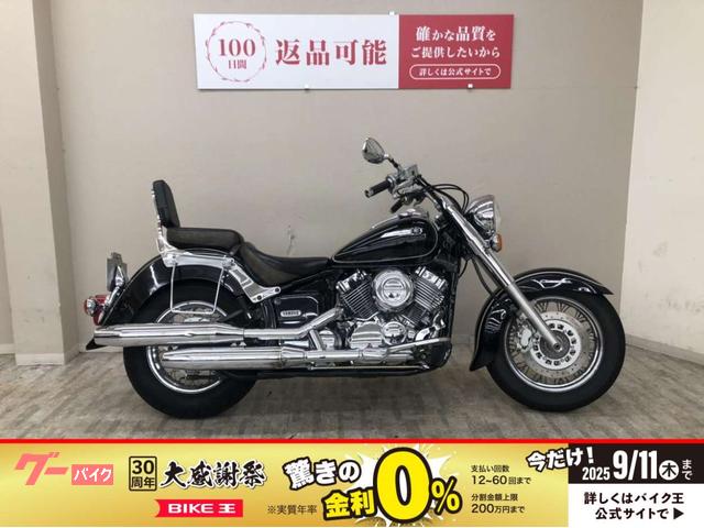 ドラッグスター４００クラシック　２０１２年モデル　バックレスト　サイドバックステー装備