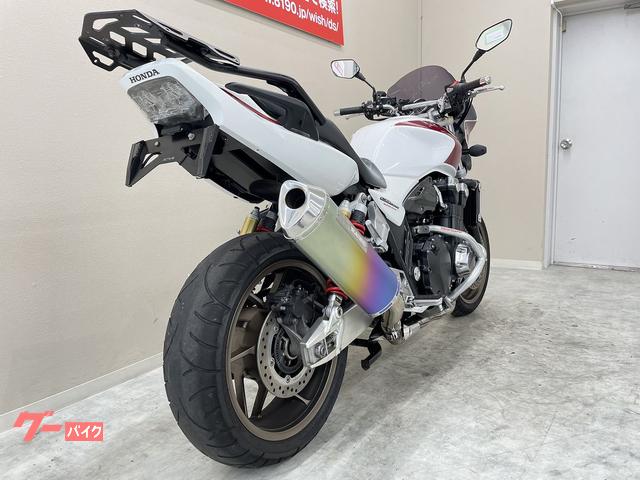 ＣＢ１３００スーパーフォア Ｅパッケージ モリワキ製マフラー クラッシュガード デイトナ製リアキャリア装備