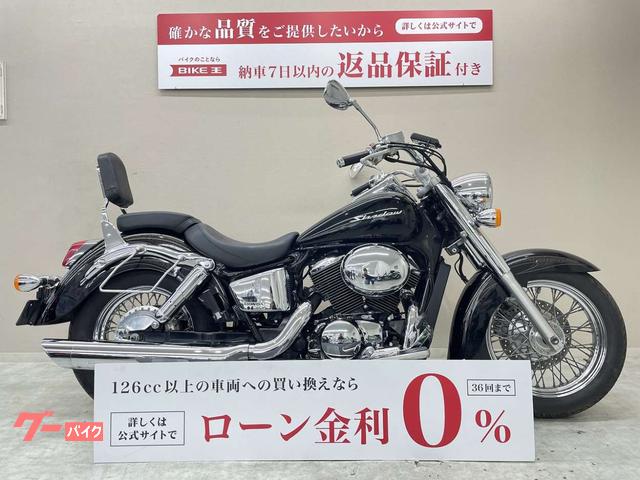 シャドウ４００　２００８年キャブ最終モデル　サドルバックサポート　バックレスト装備