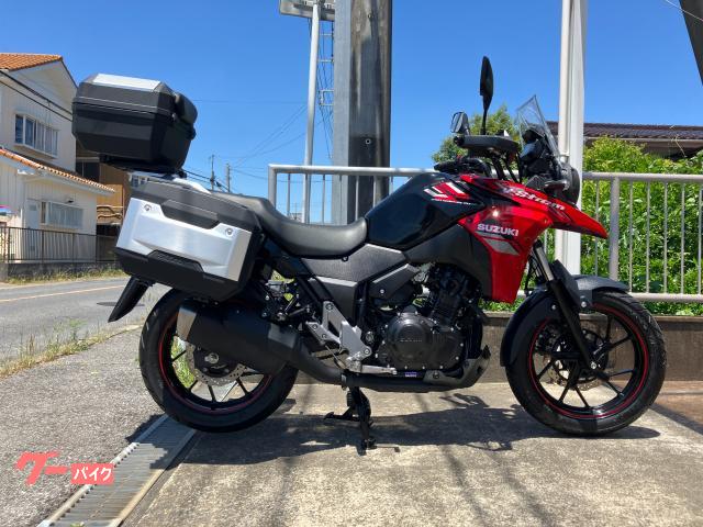 Ｖ−ストローム２５０、ＡＢＳ、純正フルパニア、グリップヒーター、ＥＴＣ，ＵＳＢソケット、ヘルメットホルダー、ＤＳ１２Ｅ