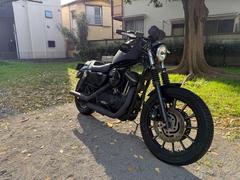 ＨＡＲＬＥＹ−ＤＡＶＩＤＳＯＮ　ハーレーダビッドソン　ＸＬ８８３Ｒ　アイアンカスタム　バンスハインズマフラー　フロントフォークＯＨ