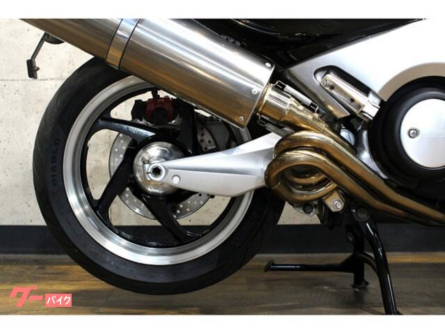 【TMAX/SJ04J】SP忠男スーパーコンバットTWO Tail　Ti チタン YAMAHA / 08〜TMAX PURESPORT TwoTail OVAL TitanBlue＆Titan