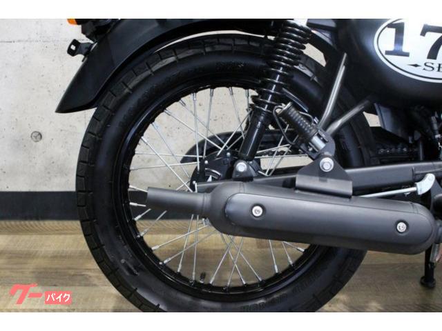 カワサキ W175 SE キャブ車 社外タコメーター リアキャリア