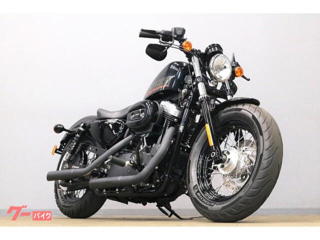 ＸＬ１２００Ｘ　フォーティエイト　２０１２ｙｍ　１２００ｃｃ　ＰＹＴＨＯＮスリップオンマフラー　純正ダービーカバー