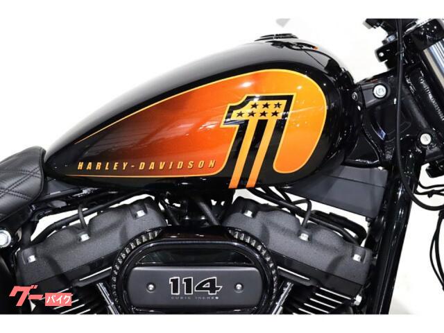 Harley-Davidson バイクシート 黒 並行輸入品】 ハーレーソフテイルファットボブFXFB 114 FXFBS