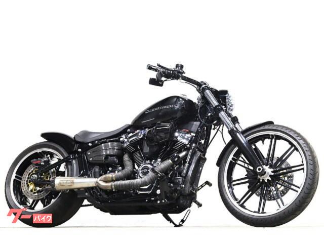 ＦＸＢＲＳ　ソフテイル　ブレイクアウト１１４　ＴＢＲマフラー　Ｂｒｅｍｂｏブレーキ　ハイカム　チューニング済　２６０タイヤ　ＥＴＣ