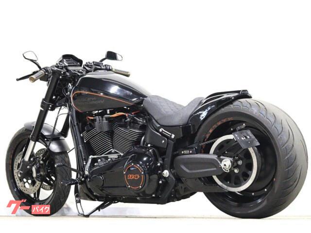 REDTHUNDER バイク用マフラー ブラック　Harley-Davidson roughandroad-outlet_rft-034-l4bt