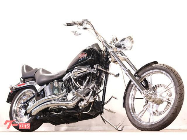 ＦＸＳＴＣ　ソフテイルカスタム　２００７ｙ　ＶＡＮＣＥフルエキ　社外カスタムホイール　ＰＭカスタム多数　社外トリプル　エイプバー