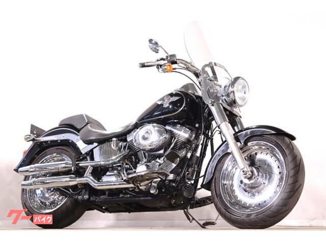 ＦＬＳＴＦ　ファットボーイ　２０１３ｙ　Ｈａｒｌｅｙ純正ＯＰデタッチャブルウインドシールド　ＫＩＪＩＭＡメトラグリップ　ＡＢＳ