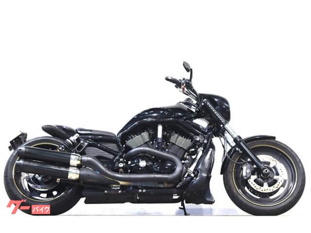 ハーレーV-ROD BADLAND製マフラー ハーレーダビッドソン ナイトロッドスペシャル BADLANDワンオフ