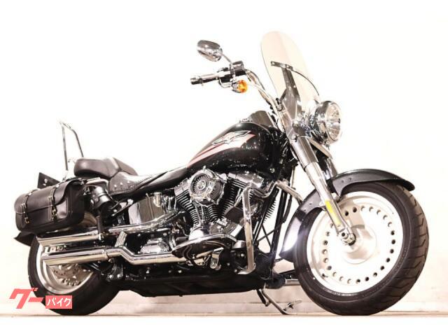 ＦＬＳＴＦ　ファットボーイ　２００７ｙ　ＶＡＮＣＥマフラー　ＨＤ純正ＯＰウインドシールド／エンジンガード　ＲＳＤエアクリ　ＥＴＣ