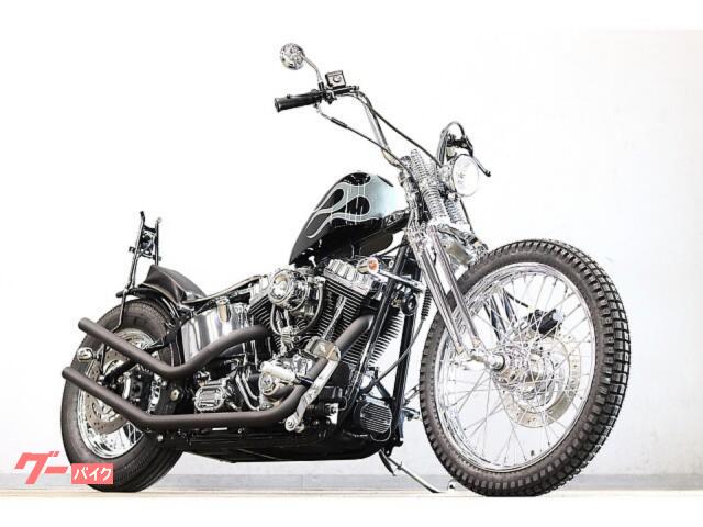ＦＬＳＴＦ　ファットボーイ　２００３ｙｍ　ＴＣ８８Ｂ　チョッパー　７４スプリンガー　アップスイープマフラー　スポタン　検９／８