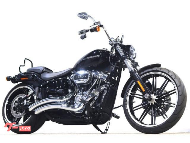 ＦＸＢＲＳ　ソフテイル　ブレイクアウト１１４　Ｖａｎｃｅビッグラディウス　ＴＲＩＪＹＡサイドナンバー　ミニエイプハンドルバー