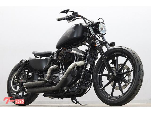XL883N アイアン 後期 チューニング ショートショット タンクアップ サイドメーター/ナンバー ABS