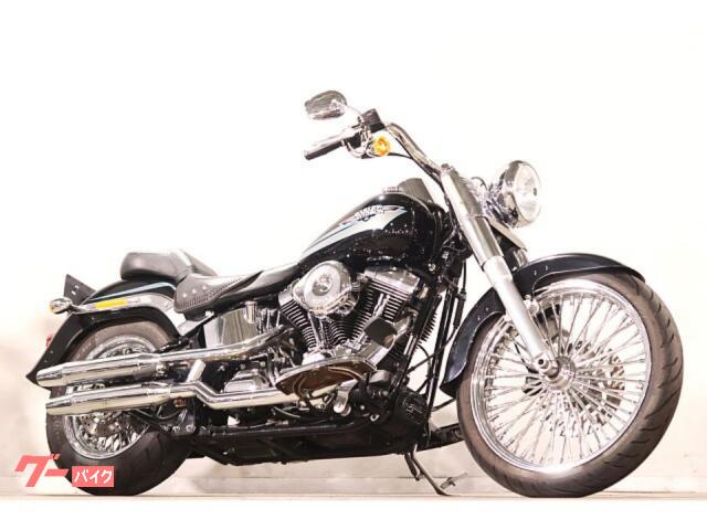ＦＬＳＴＦ　ファットボーイ　２０１０ｙ　ＤＮＡスポークホイールＦ／Ｒ　Ｓ＆Ｓエアクリーナー　ワイドハンドルバー　ＥＴＣ