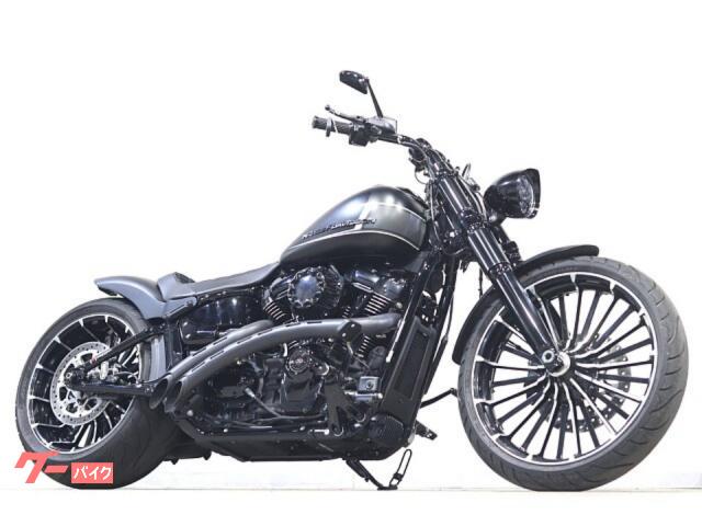 ＦＸＢＲ　ソフテイル　ブレイクアウト　Ｂａｓｓａｎｉマフラー　Ｎｅｓｓエアクリ　チューニング済　Ｔｈｕｎｄｅｒｂｉｋｅフェンダー