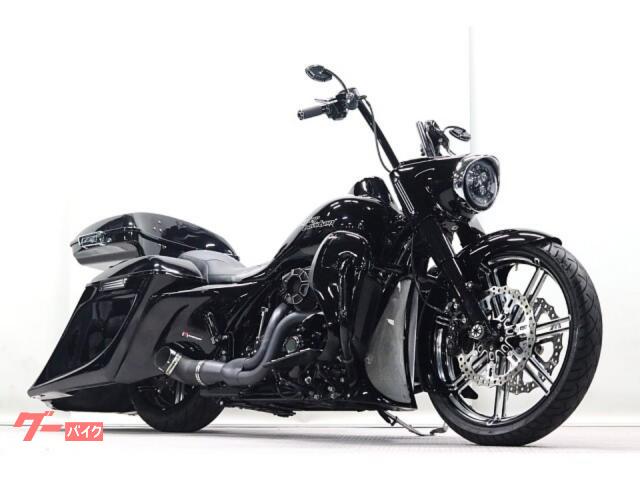 ＦＬＨＲＸＳ　ロードキングスペシャル　ＭＷ８　１７５０ｃｃ　２３インチホイール　萬羽Ｒギア　ＪＭＢａｇｇｅｒｓキット　フルエキ