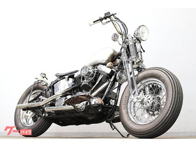 ＦＬＳＴＳ　ヘリテイジスプリンガー　　１９９８ｙ　後期ＥＶＯ　ボバー　純正スプリンガー　ドラッグパイプマフラー　ピーナッツタンク