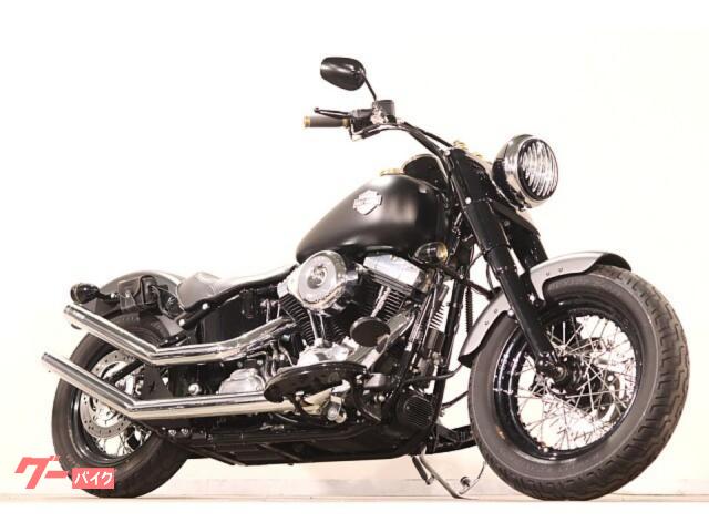 ＦＬＳ　ソフテイルスリム　２０１２ｙ　Ｆｒｅｅｄｏｍフルエキ　Ｓ＆Ｓエアクリ　ロアー／アッパーフォークブラック　サイドナンバー