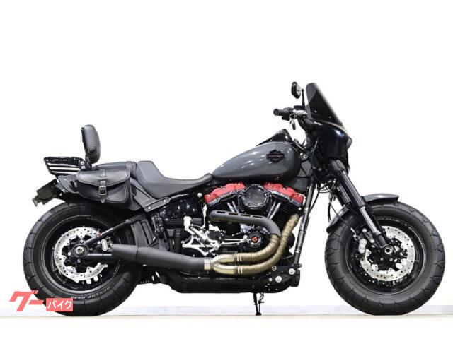 他で売れました。 Thunder header マフラー ハーレー ソフテイル ファットボーイ M8ソフテイル用 (THUNDER HEADER(サンダーヘッダー)マフラー