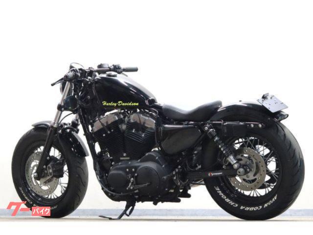 Harley Davidson エグレタンク 黒/茶金エアーブラシ！ HARLEY－DAVIDSON XL1200X フォーティエイト