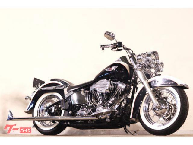 ＦＬＳＴＮ　ソフテイルデラックス　２０１１ｙ　１５８４ｃｃ　チョロスタイル　ＳＡＭＳＯＮフルエキ　エアクリ　ＬＥＰＥＲＡシート