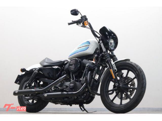 XL1200NSアイアン 2018y チューニング Bellesマフラー エンジンガード ビキニカウル ABS