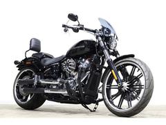 ＨＡＲＬＥＹ−ＤＡＶＩＤＳＯＮ　ＦＸＢＲＳ　ソフテイル　ブレイクアウト１１４　コブラマフラー　アレンネスエアクリ　純正バックレスト　ＥＴＣ