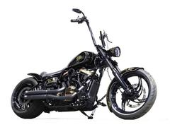 ＨＡＲＬＥＹ−ＤＡＶＩＤＳＯＮ　ＦＸＢＲＳ　ソフテイル　ブレイクアウト１１４　フルカスタム　チューニング済み　オールペン　社外ホイール　ロングフォーク　リア２６０