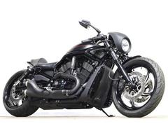 ＨＡＲＬＥＹ−ＤＡＶＩＤＳＯＮ　ＶＲＳＣＤＸ　ナイトロッドスペシャル　２００９ｙ　１２５０ｃｃ　ミッドコントロール　ＰＭ前後ホイール　フェンダーレス　社外マフラー