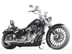 ＨＡＲＬＥＹ−ＤＡＶＩＤＳＯＮ　ＦＸＳＢ　ブレイクアウト　ハーレー　ＦＸＳＢ　　チューニング済　純正ＯＰタービンホイール　バッサーニマフラー　ナセルハンドル