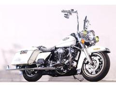 ＨＡＲＬＥＹ−ＤＡＶＩＤＳＯＮ　ＦＬＨＲ　ロードキング　２００３ｙ　純正ＣＶキャブ　萬羽バックギア　独立管マフラー　エイプバー　ハウジングクローム　検８／８