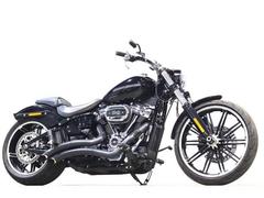 ＨＡＲＬＥＹ−ＤＡＶＩＤＳＯＮ　ＦＸＢＲＳ　ソフテイル　ブレイクアウト１１４　Ｖａｎｃｅマフラー　２６０タイヤ　サイドナンバー　ケラーマンウインカー
