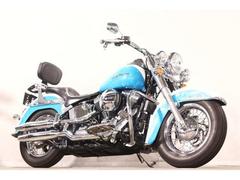 ＨＡＲＬＥＹ−ＤＡＶＩＤＳＯＮ　ＦＬＳＴＮ　ソフテイルデラックス　ＴＣ最終モデル　Ｌｅ　Ｐｅｒａシート　ＨＤ純正ＯＰエンジンガード／ヒートグリップ