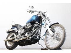 ＨＡＲＬＥＹ−ＤＡＶＩＤＳＯＮ　ＦＸＳＴＣ　ソフテイルカスタム　後期ＥＶＯ　パウコテーパードマフラー　Ｓ＆Ｓエアクリ　キックＫＩＴ　４ｉｎロングフォーク
