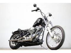 ＨＡＲＬＥＹ−ＤＡＶＩＤＳＯＮ　ＦＸＳＴ　ソフテイルスタンダード　　２００１ｙ　チョッパー　ミッドコン仕様　ドラッグパイプマフラー　ＭＯＯＮエアクリ　スポタン