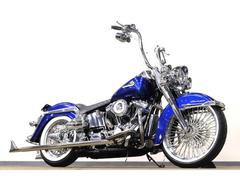 ＨＡＲＬＥＹ−ＤＡＶＩＤＳＯＮ　ＦＬＳＴＮ　ソフテイルデラックス　チョロスタイル　ＤＮＡホイール　Ｓ＆Ｓギアカム　Ｂａｓｓａｎｉシャークテイル　ＥＴＣ