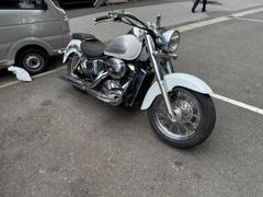 ホンダ　シャドウ４００　ＮＣ３４　２００４年モデル　キャブレター　ＦＲタイヤ新品　アラーム付き　イモビキー　パールクリスタルホワイト