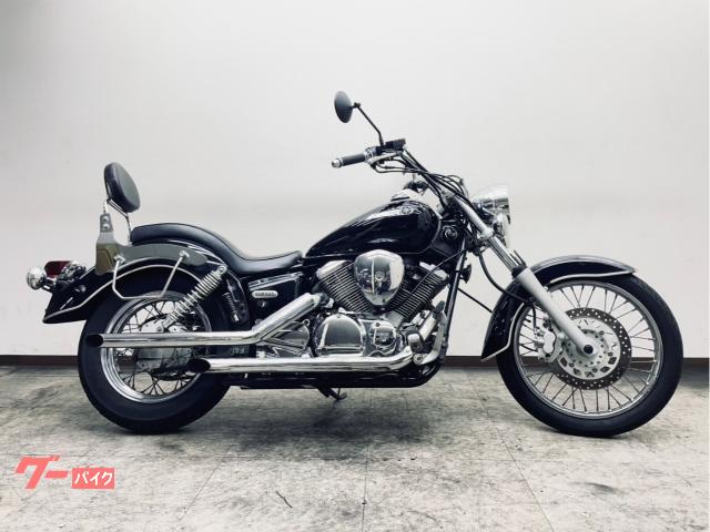 ドラッグスター２５０／ＶＧ０２Ｊ／スラッシュカットマフラー／バックレスト