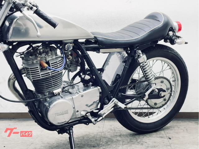SR400 セパハン アルミタンク バックステップ スパトラ エンジン始動OK 1JR ヤマハ SR400／RH01J／アルミタンク／CRキャブ／セパハン