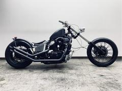 ホンダ　スティード４００／ロー＆ロングスタイル／スポタン／スラッシュカットマフラー