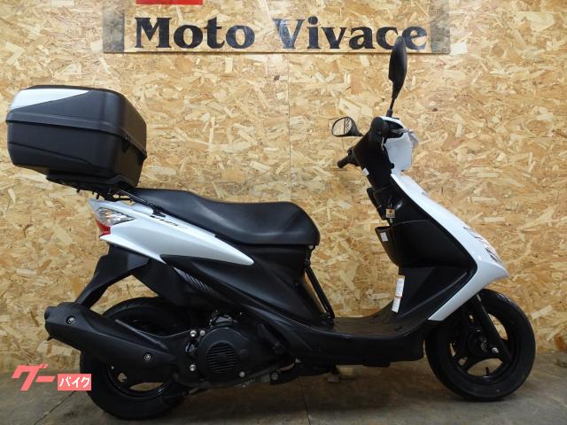 アドレスＶ１２５Ｓ　ワンオーナー　ＧＩＶＩトップパニア　Ｕ字ロック　フューエルインジェクション　パールブレーシングホワイト