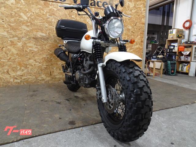 スズキ バンバン200 USB電源 リヤキャリア TOPBOX