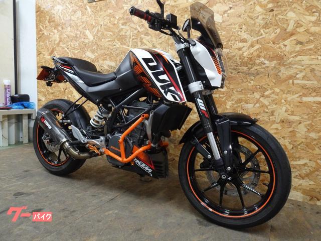 KTM 200デューク スコーピオンマフラー エンジンガード ABS