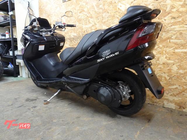 8250Km 自賠責保険付-埼玉発833】SUZUKI スカイウェイブ CJ43A黒 スズキ スカイウェイブ250 SS ノーマル ETC装備 CJ43A型
