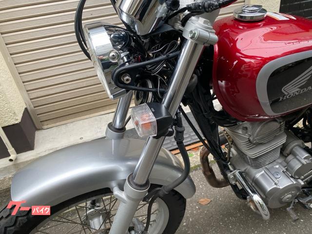 ホンダ CB223S 2008年 赤 ライトカスタム車 キャプトン