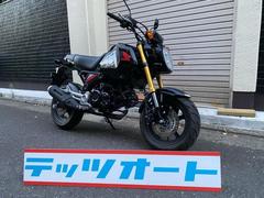 ホンダ　グロム　黒　２０２３年　ＪＣ９２　ｏｖｅｒフレームスライダー　スプロケットカバー付